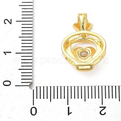 Латунные микро проложить кубического циркония подвески&nbsp;KK-D357-41G