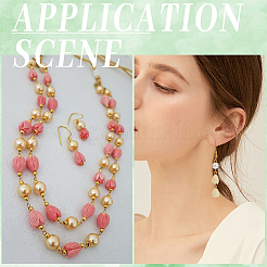 100 шт. 4-х цветные синтетические коралловые бусины&nbsp;CORA-SP0001-15