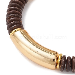 Ccb пластиковые бисерные эластичные браслеты для женщин&nbsp;BJEW-JB12151-04