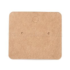 Пустые карточки для демонстрации сережек из крафт-бумаги&nbsp;LS-CDIS-G005-05