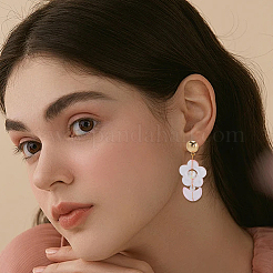 100шт прозрачная акриловая рамка для бусин&nbsp;TACR-SP0001-34