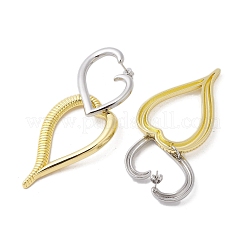 Латунные болтающиеся серьги&nbsp;EJEW-M244-13GP