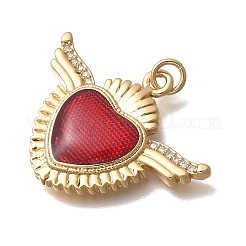 Латунные микро проложить кубического циркония подвески&nbsp;KK-D431-034D-G