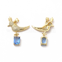 Латунные микро проложить кубического циркония подвески&nbsp;KK-A180-36G