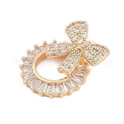 Кубический цирконий из латуни со стеклянными подвесками&nbsp;KK-Q026-23G