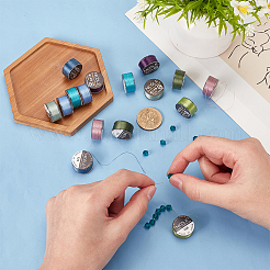 Нейлоновая бисерная нить&nbsp;NWIR-WH0005-10Q