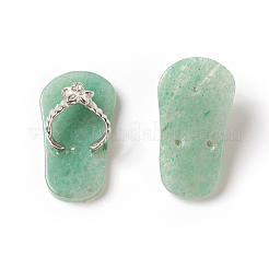 Естественный зеленый авантюрин подвески&nbsp;G-F586-C01