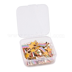 Подвески из сплава эмали 40шт 4 стиля&nbsp;ENAM-LS0001-13LG