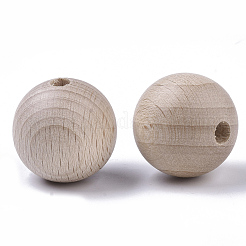 Бусины из натурального бука&nbsp;WOOD-T020-01D