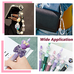 9 шт. 9-х цветные бусины из стразов и глины&nbsp;RB-PH0001-73