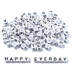 Акриловые бусины с горизонтальными отверстиями&nbsp;OACR-YW0002-08