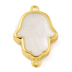 Стойка покрытие латунь эмаль религия хамса рука соединительные подвески&nbsp;KK-A234-020-G