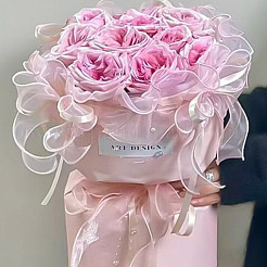 Полиэфирная сетка для обертывания цветочных букетов ORIB-WH0002-06B