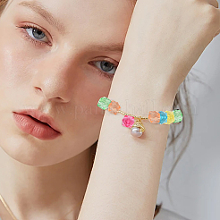 300 шт. Прозрачные акриловые бусины&nbsp;ACRP-PA0001-01C