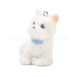 Флокированные подвески из непрозрачной смолы&nbsp;RESI-I353-02P-06