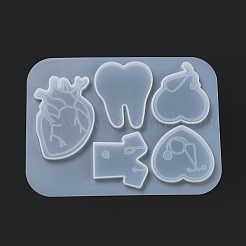 Медицинская тема diy силиконовые бейджи катушки орнамент Молды&nbsp;DIY-G079-05A