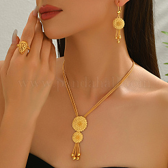 Комплекты из серег и ожерелий с кисточками из сплава цветов для женщин&nbsp;VG1316