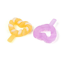 Светящиеся и матовые прозрачные кабошоны из смолы&nbsp;RESI-T026-09M