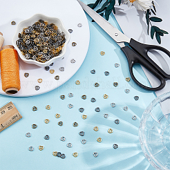 360 шт. пряжки из сплава 4 цветов&nbsp;AJEW-GF0012-59