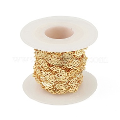 Латунные цепи с полыми ромбическими звеньями&nbsp;CHC-M025-01G