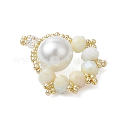 Подвески из стеклянных бусин в виде отпечатков лап&nbsp;PALLOY-MZ00572-05