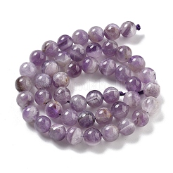 Природный аметист нитей бисера&nbsp;LS-G-G779-8MM-05A