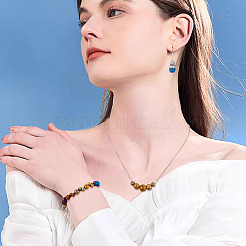 250 шт. 10 цвета гальванические натуральные бусины из вулканического камня&nbsp;G-PJ0001-03A