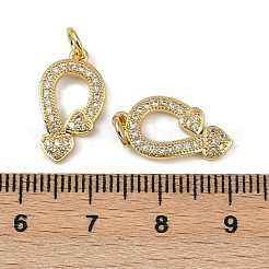 Латунные микро проложить кубического циркония подвески&nbsp;KK-I358-058B-G