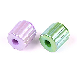 Непрозрачные акриловые бусины с УФ-покрытием&nbsp;OACR-N153-14