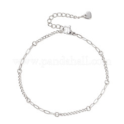 Браслеты-цепочки с витыми звеньями из нержавеющей стали 304 для женщин&nbsp;BJEW-JB13119