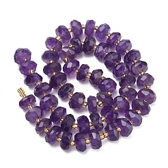 Природный аметист нитей бисера&nbsp;G-L642-J07-03