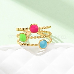 Кольца-манжеты из нержавеющей стали 304 для женщин&nbsp;RJEW-D334-02D-G