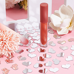 300 шт. самоклеящаяся акриловая мозаичная плитка в форме сердца&nbsp;DIY-PH0021-93