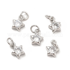 Латунь подвески циркония кубической&nbsp;KK-E068-VB227