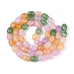 Выпечки нарисованные потрескивание стеклянные бусины пряди&nbsp;DGLA-N019-01A-03