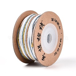 30 м окрашенный сегментный хлопковый шнур для макраме&nbsp;OCOR-T018-01A