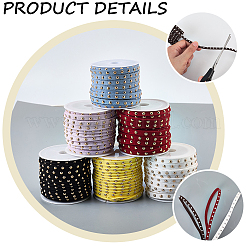 Шнур из искусственной замши calfovera 6 рулон 6 цвета&nbsp;LW-CL0001-02B