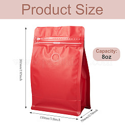 10 шт. БОПП и алюминизированный ПЭТ и полиэтиленовые пакеты для кофе с застежкой-молнией и клапаном&nbsp;ABAG-TA0001-93B