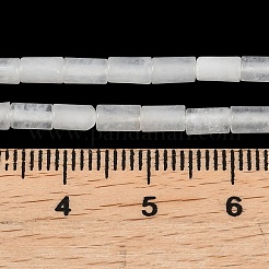 Бусины из натурального белого нефрита&nbsp;G-P600-B07-01C