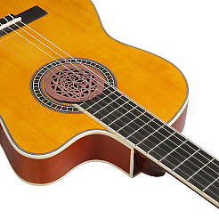 Деревянная крышка звукового отверстия гитары&nbsp;AJEW-WH20018-105A