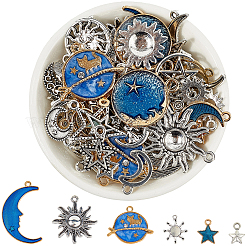 94 шт. эмалевые подвески в виде звезд и луны&nbsp;FIND-SP0004-41