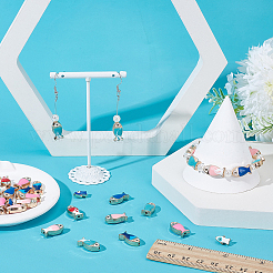 40 шт. 10 стиля эмалевых бусин Aolly&nbsp;FIND-AR0006-76