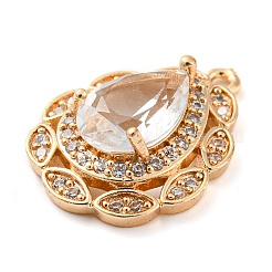 Золотые латунные микро проложить кубического циркония подвески&nbsp;KK-K350-03G-02