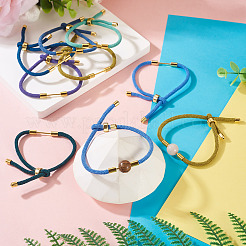 8шт 8-цветный плетеный нейлоновый шнур для изготовления браслета&nbsp;MAK-TA0001-28