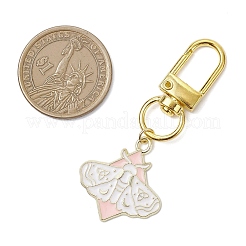 Подвесные украшения из сплава эмали&nbsp;HJEW-JM04259-04