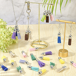 100 шт. 10 цвета искусственная замша подвеска с кисточкой украшения&nbsp;FIND-SC0002-28