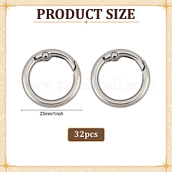 32 шт. Кольца пружинные затворные из сплава&nbsp;FIND-ME0003-23P