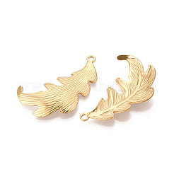 Подвески в форме листьев из нержавеющей стали 304&nbsp;STAS-T069-39G