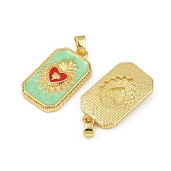 Латунь эмаль подвески&nbsp;KK-L190-008G-02