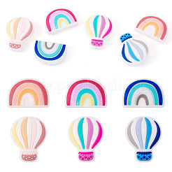 6 шт. 6 стиля силиконовый колпачок для спиц&nbsp;SIL-TA0002-40